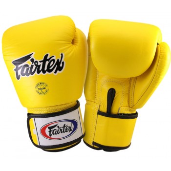 Детские Боксерские Перчатки Fairtex BGV1 Тайский Бокс Желтые